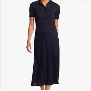 Rag & Bone Navy Midi Dress